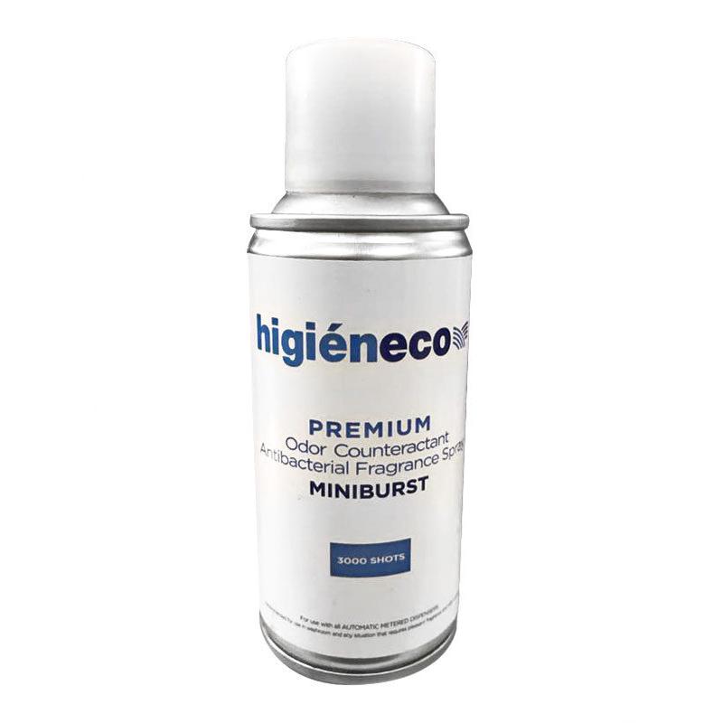 Higieneco MiniBurst 2.0 Laurier Rose Automatic Aerosol Air Freshener Fragrance Refill, Antibacterial, 160 mL