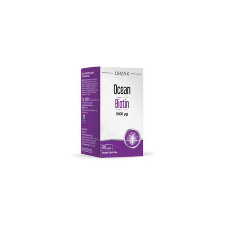 Ocean Biotin 5000 Mcg 60 Capsules