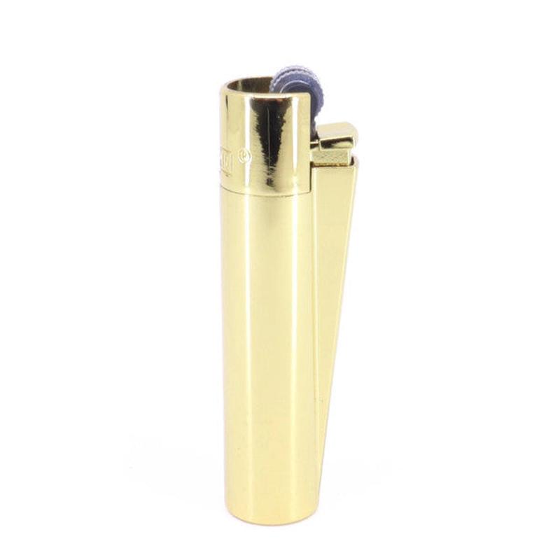 Clipper Metal Lighter n Special Box - Polish Gold
