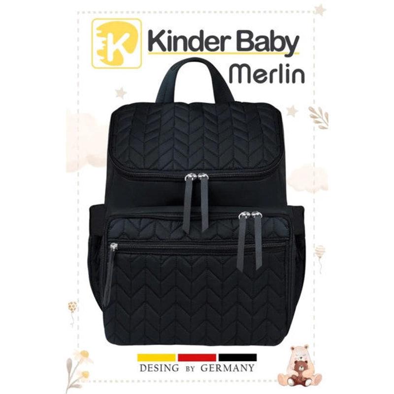 Kinder Baby Merlin Mother Baby Care Bag Black