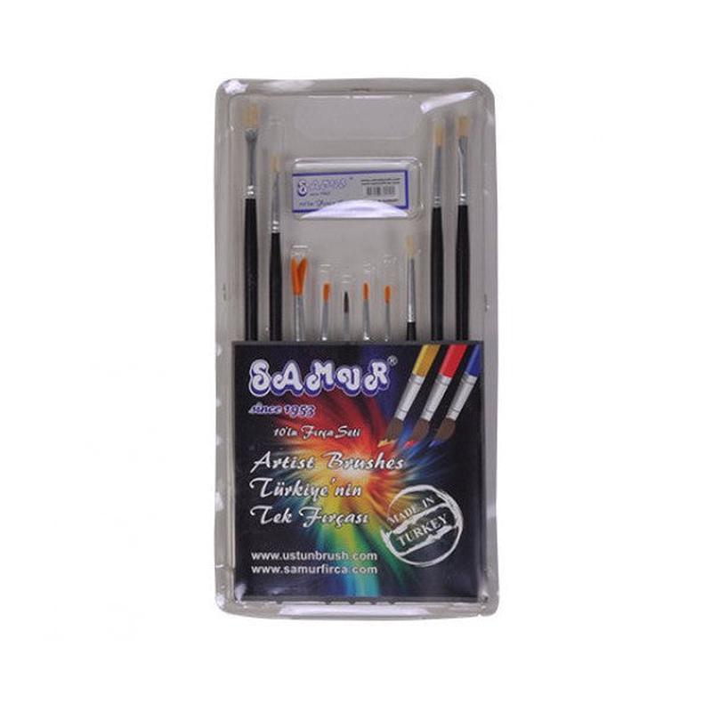 Sable Brush Set 10 Pieces