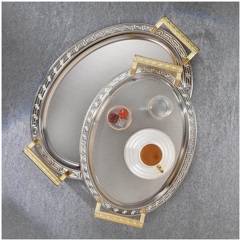 Schafer Ela 2-Piece Oval Tea Tray-Platinum02