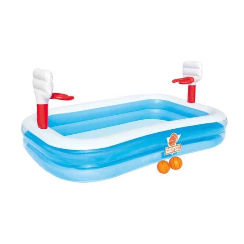 Bestway 54122 Inflatable Play Pool With Basketball Hoop And Water Sprayer
