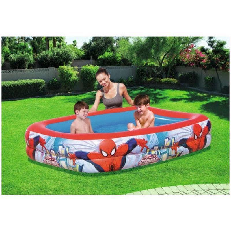 Bestway 98011 With Pump, Spiderman Themed Pool-201X150X51Cm