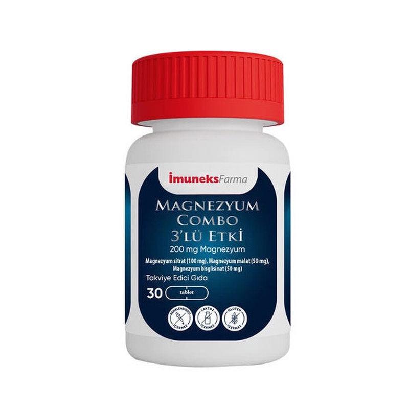 Imuneks Farma Magnesium Combo Triple Effect 60 Tablets