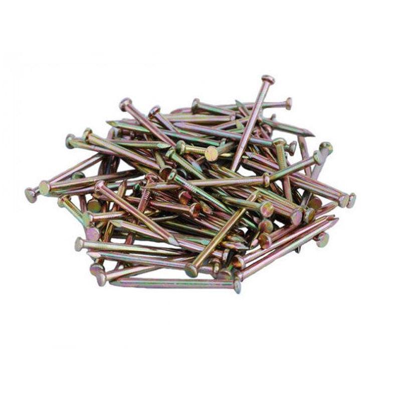 Proalet Yellow Steel Nail 2X30 - Parquet And Skirting Nail 100 Pieces