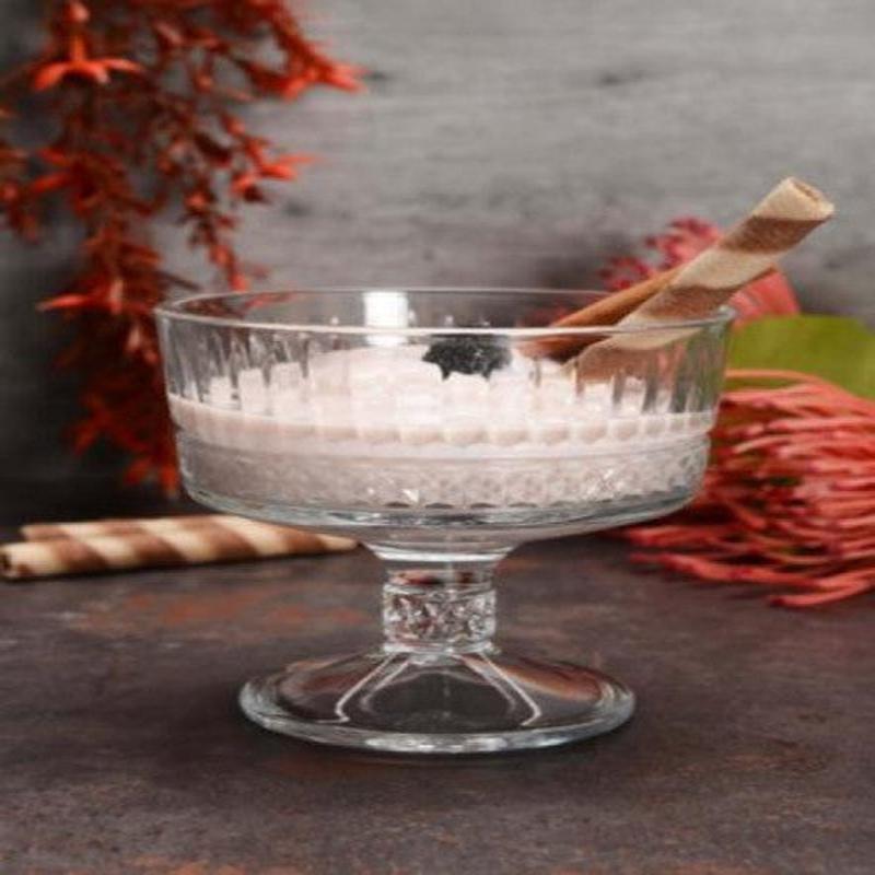 Paabahe 51749 Elysia Ice Cream Standed Presentation Bowl 4 Pieces