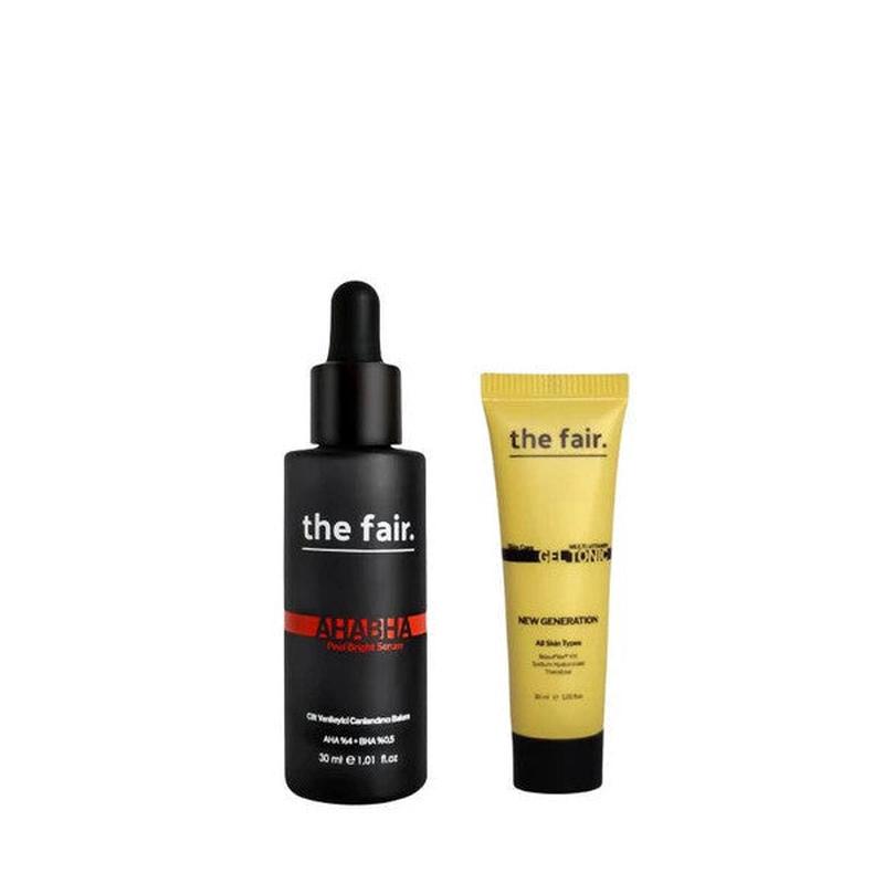 The Fair. Multi Vitamin Gel Tonic 30Ml Ve Ahabha Peel Bright Skin Serum 30Ml