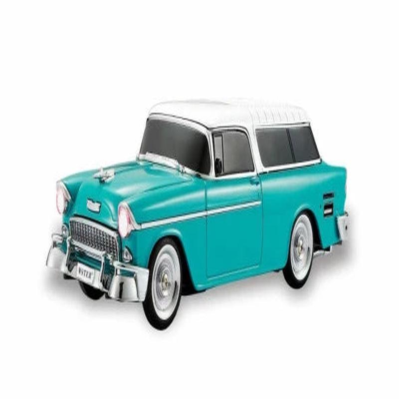 Torima Ws-1955 Classic Car Usb-Tf-Fm Radio Bluetooth Speaker Turquoise