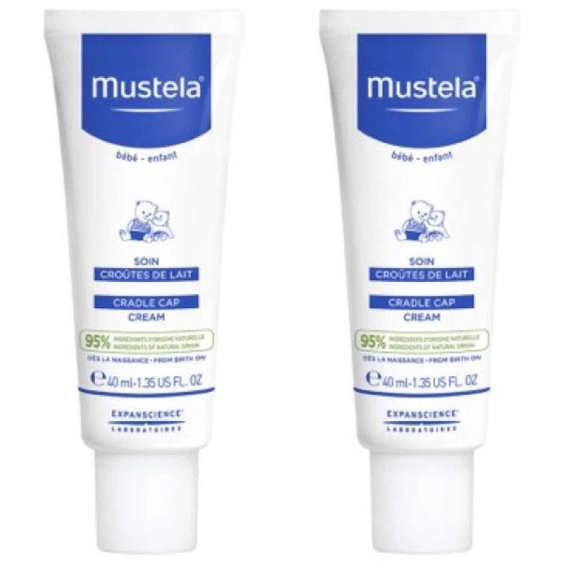Mustela Cradle Cap Cream 40 Ml - Hair Flaking Care Cream 2 Boxes