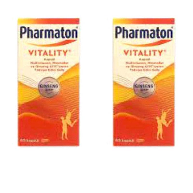 Pharmaton Vitality 60 Capsules 2 Boxes