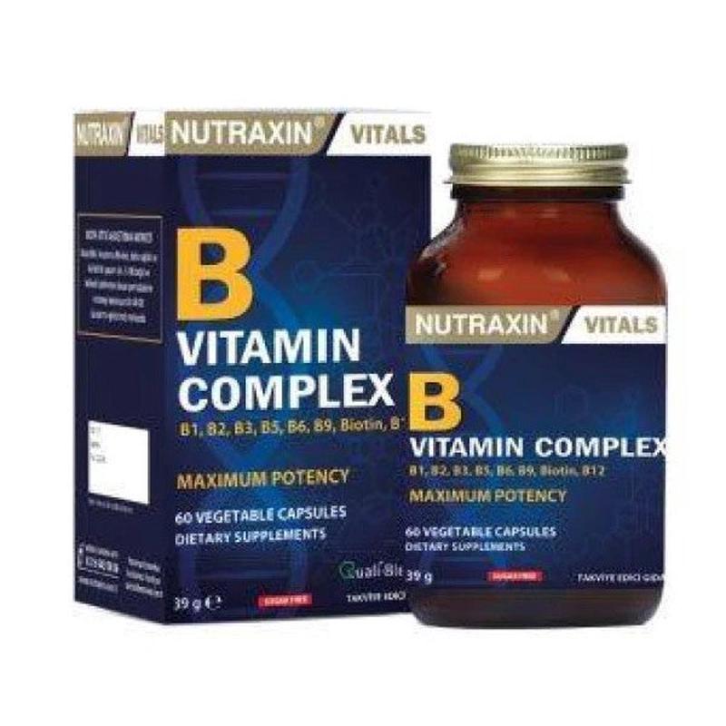 Nutraxin B Complex Vitamin 60 Capsules