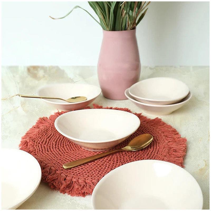 Keramika Cream Stella Bowl 18 Cm 6 Pieces 030