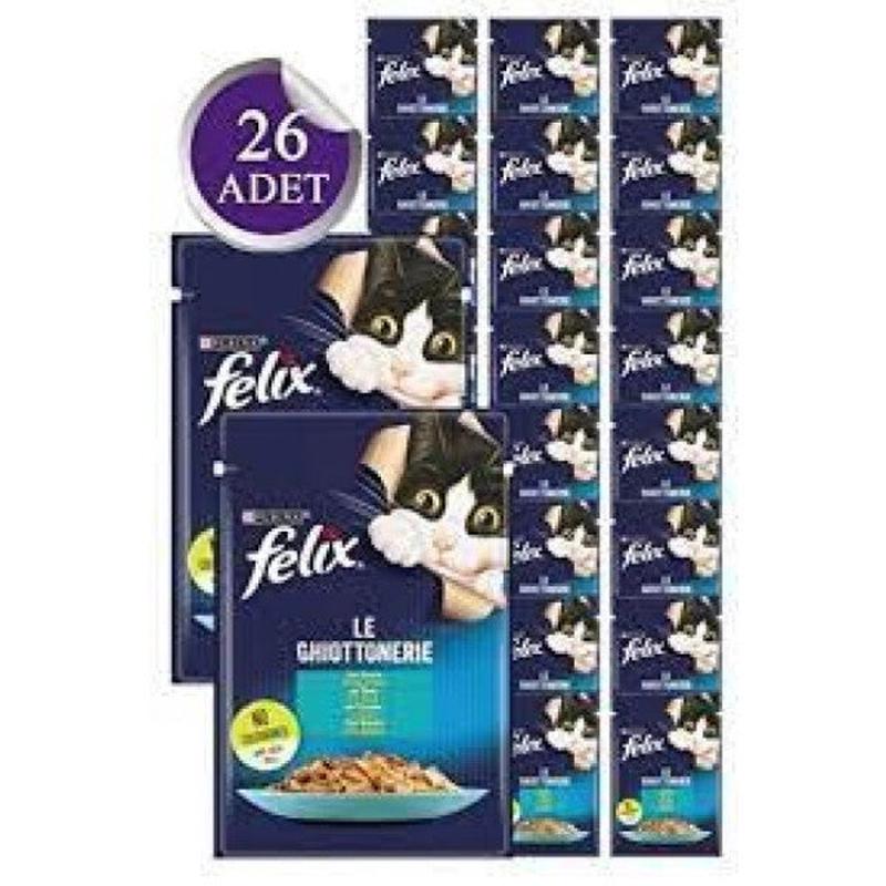 Felix Adult Jelly With Tuna n 85 Gr Fresh Food 26 Pieces