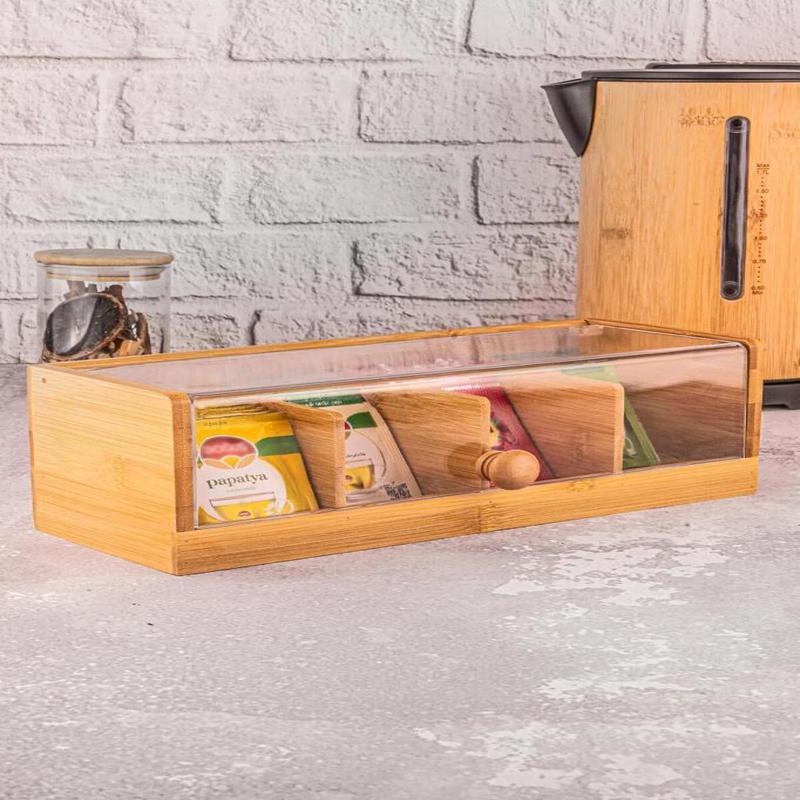 Bambum Gio 4 Compartment Tea Box