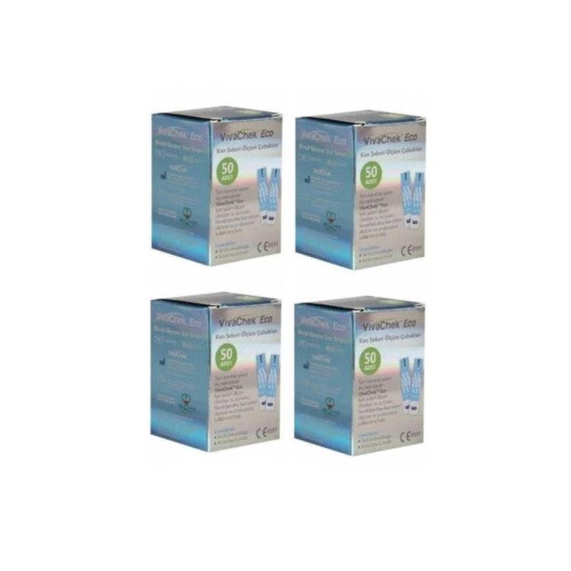 Vivachek Eco Sugar Test Strips 50 Pieces 4-Pack