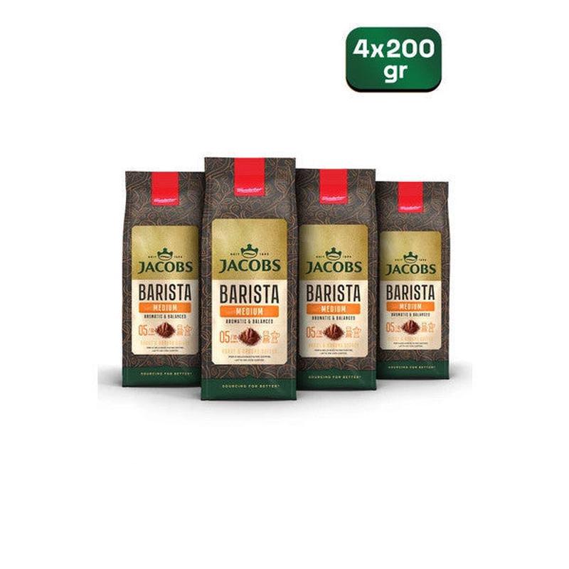 Jacobs Barista Medium Filter Coffee 200 Gr X 4 Pieces