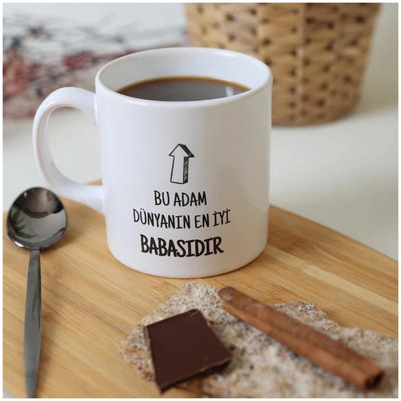 Ceramics Keraart Bu Adam Cylinder Mug 10 Cm