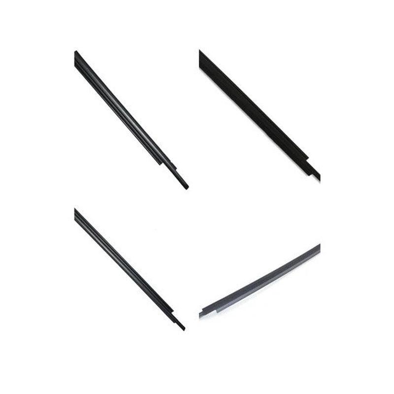 Outer Window Scraper Seal Set - 4-Door - Fiat Tempra & Tipo Compatible