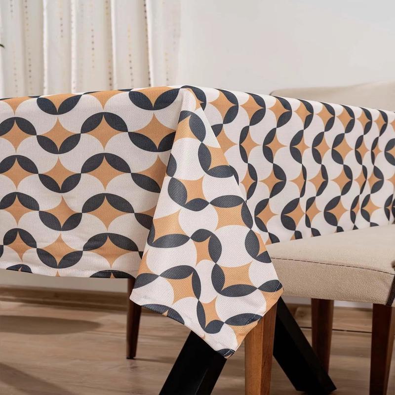 Geometric Abstract Tablecloth, Table Cloth, Picnic Cloth