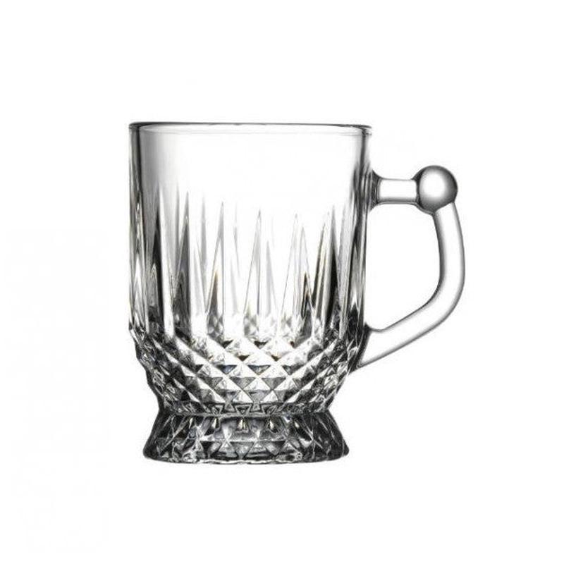 Paabahe 55871 Istanbul 6 Handle Tea Glass 160 Cc