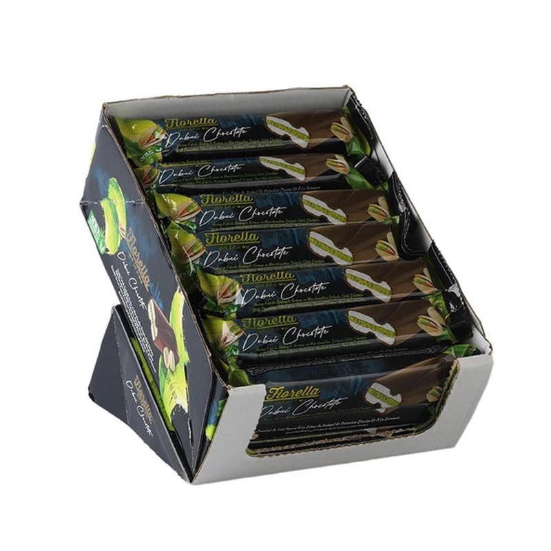 Fiorella Milk Chocolate Marshmallow Dubai Bar 32 Gr. 24 Pieces (1 Box)