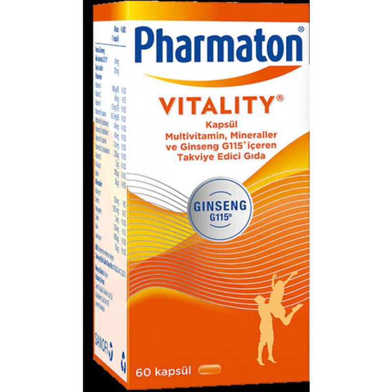 Pharmaton Vitality 60 Capsules