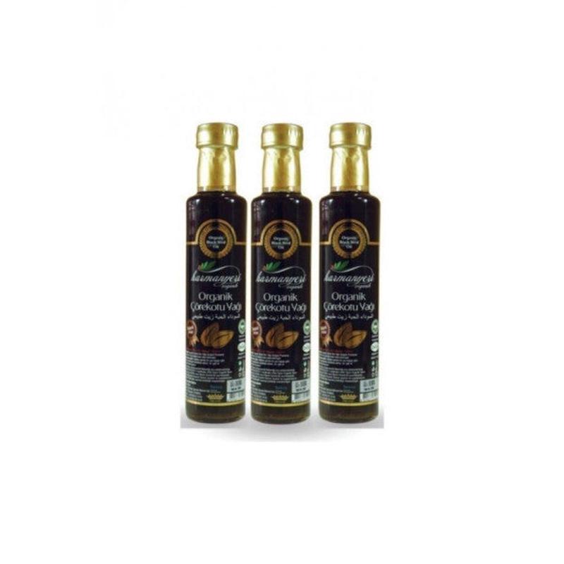 Harmanyeri Organic Black Cumin Oil 250 Ml 3 Pieces