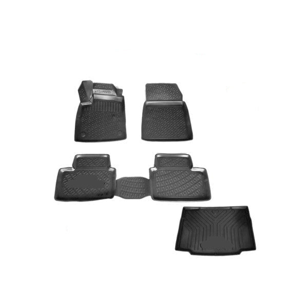 Floor Mats and Cargo Liner for Renault Clio 5 HB 2020-2025 3D Laser-Molded