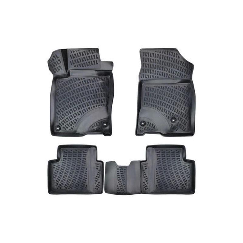 Floor Mats for Honda Civic Sedan 2016 3D Black Floor Mats