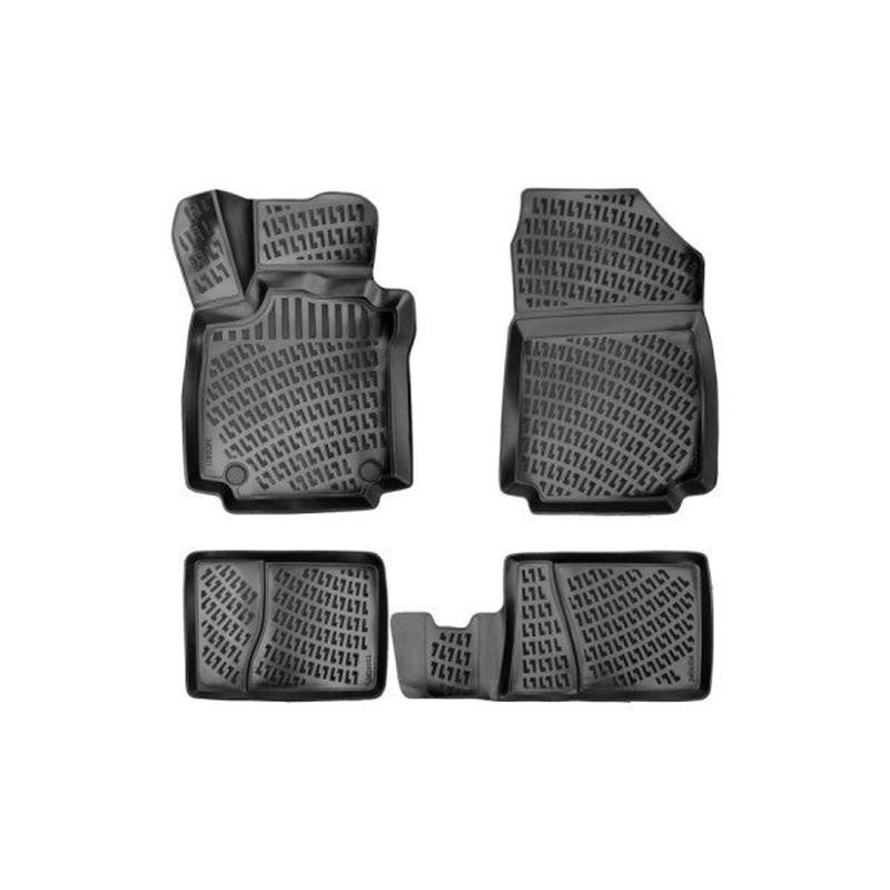 Floor Mats for Renault Clio 2 1998-2005 Mats 3D Custom Fit Black Mat Set