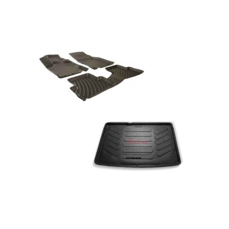 Floor Mats And Cargo Liner for Renault Clio 3 2006-2012 3D Car Set