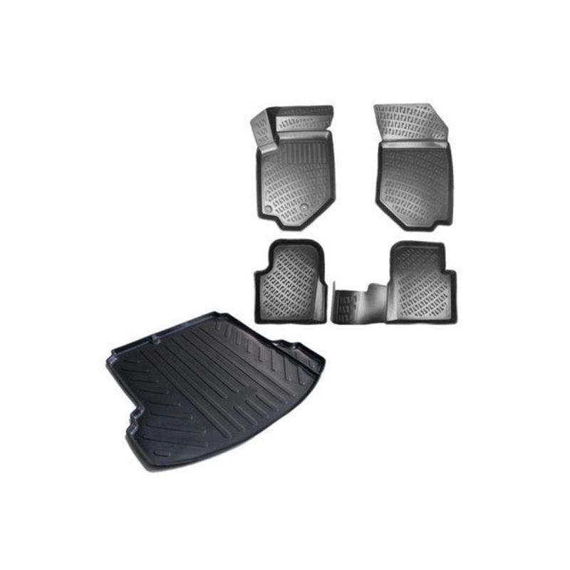 Floor Mats and Cargo Liner for Renault Clio 3 2009 Custom 3D