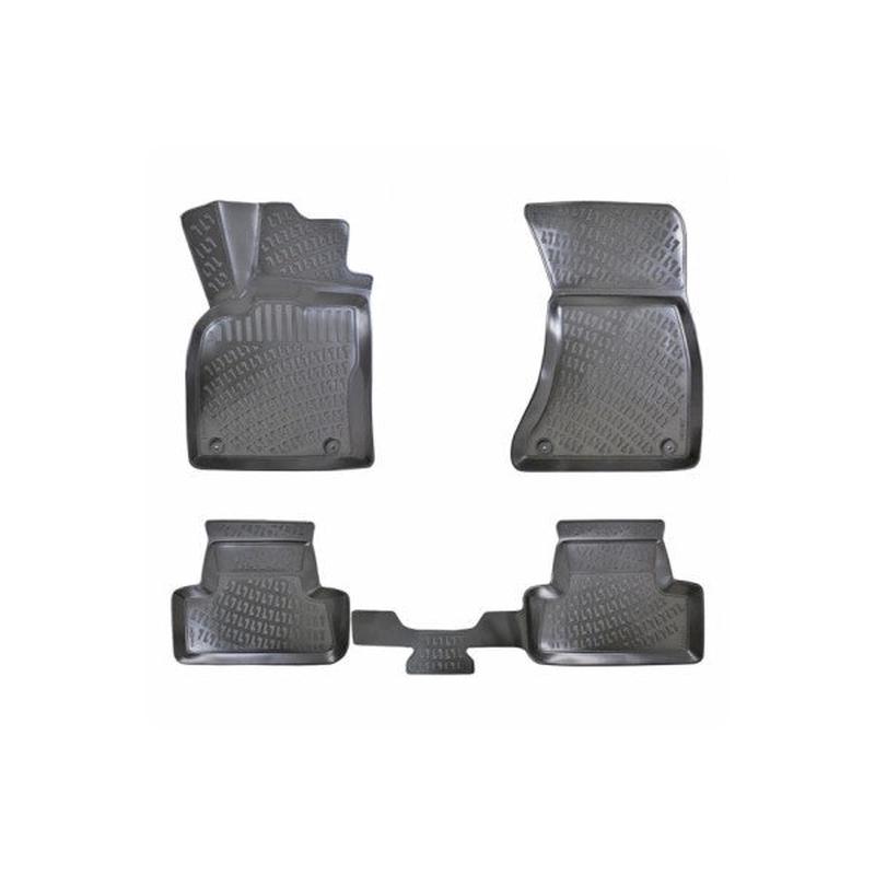 Floor Mats for Audi Q5 2017 Custom 3D Black Floor Mats With Raised Edges