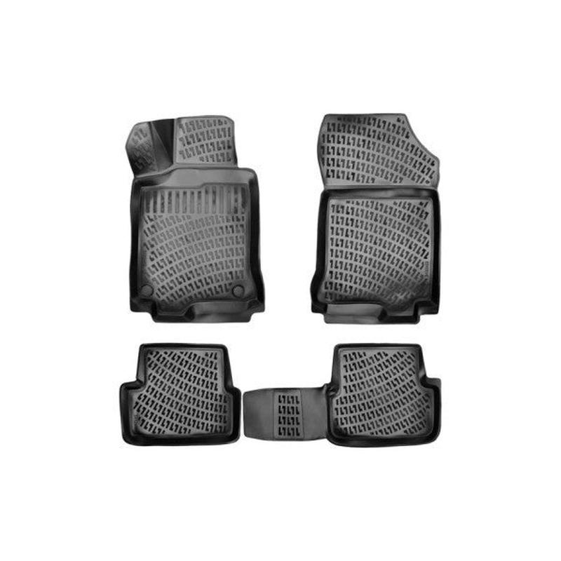 Floor Mats for Renault Clio 5 2019 or Newer 3D Black Custom Mats Set