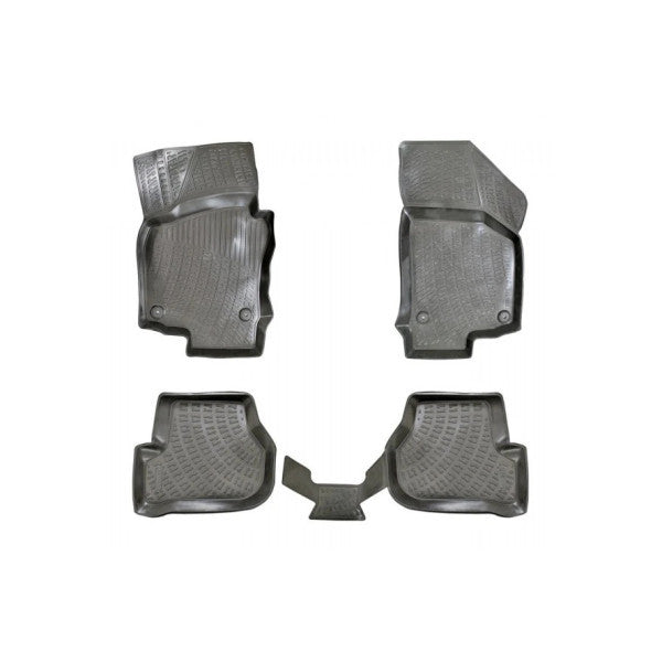 Floor Mats for Volkswagen Golf 6 2009-2012 Black 3D Floor Mats