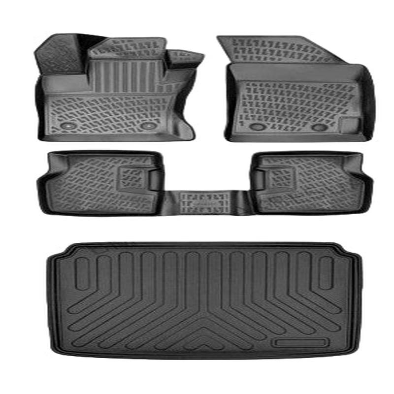 Floor Mats and Cargo Liner for Renault Megane 4 Sedan 2016 or Newer 3D