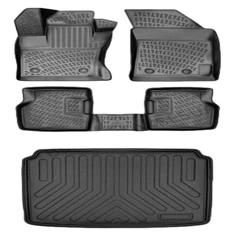 Floor Mats and Cargo Liner for Seat Ibiza IV Hb 2008-2017 Custom 3D