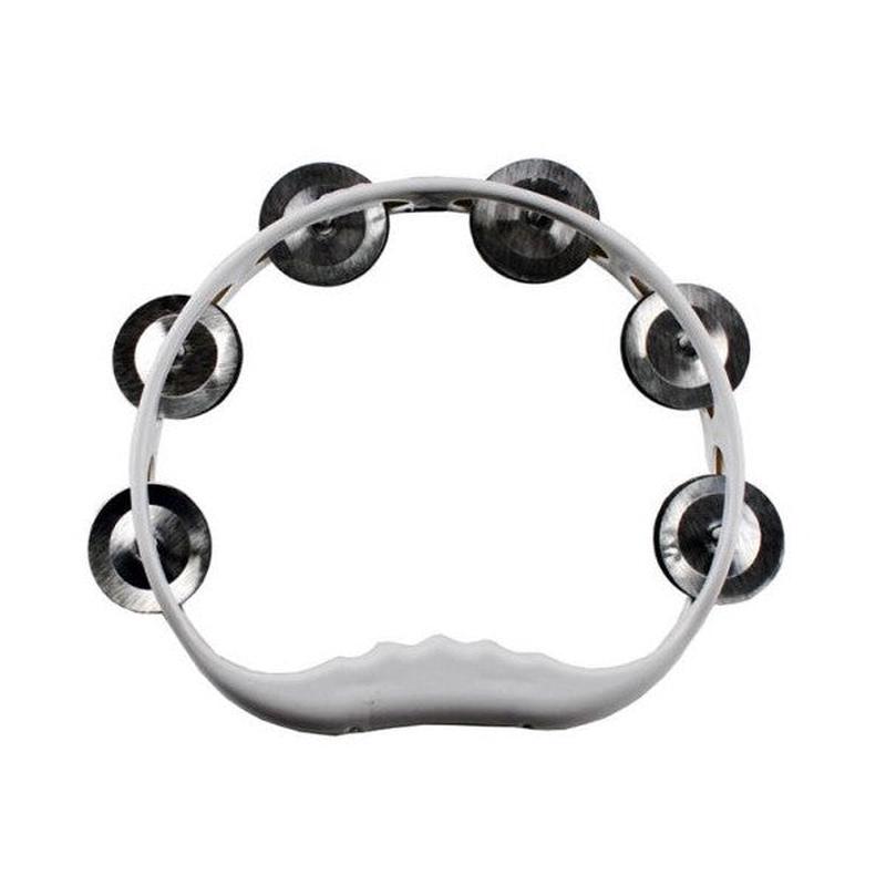 Tambourine with a Hollow White Bell of Spades