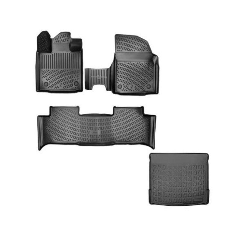 Floor Mats and Cargo Liner for Citron C4X 2023 or Newer Custom 3D