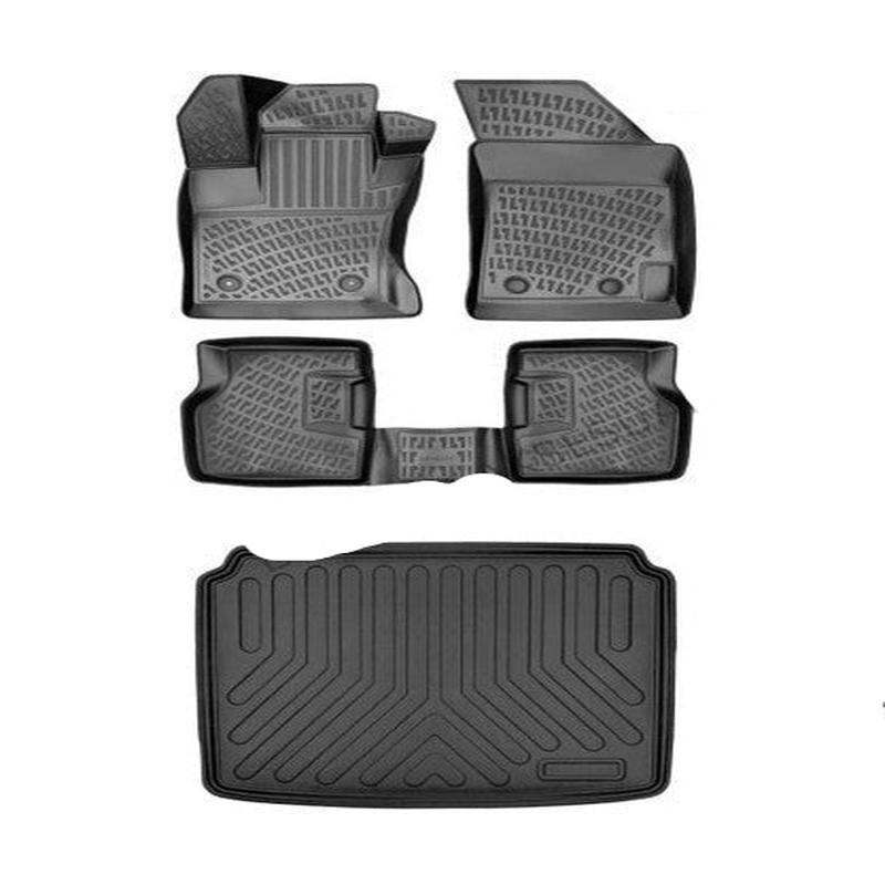 Floor Mats and Cargo Liner for Volkswagen Caddy 2016-2020 3D