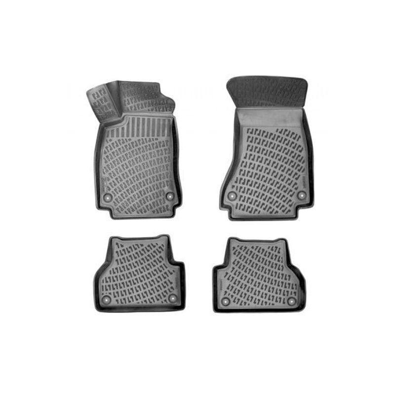 Floor Mats for Audi A4 (B9) 2015 Custom Fit 3D Black
