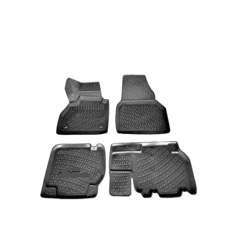 Floor Mats for Renault Kangoo 2 2015-2020 3D Black Custom Mats 4Pcs Set