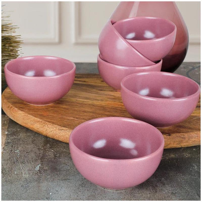 Keramika Cloud Violet Snack/sauce Bowl 8 Cm 6 Pieces