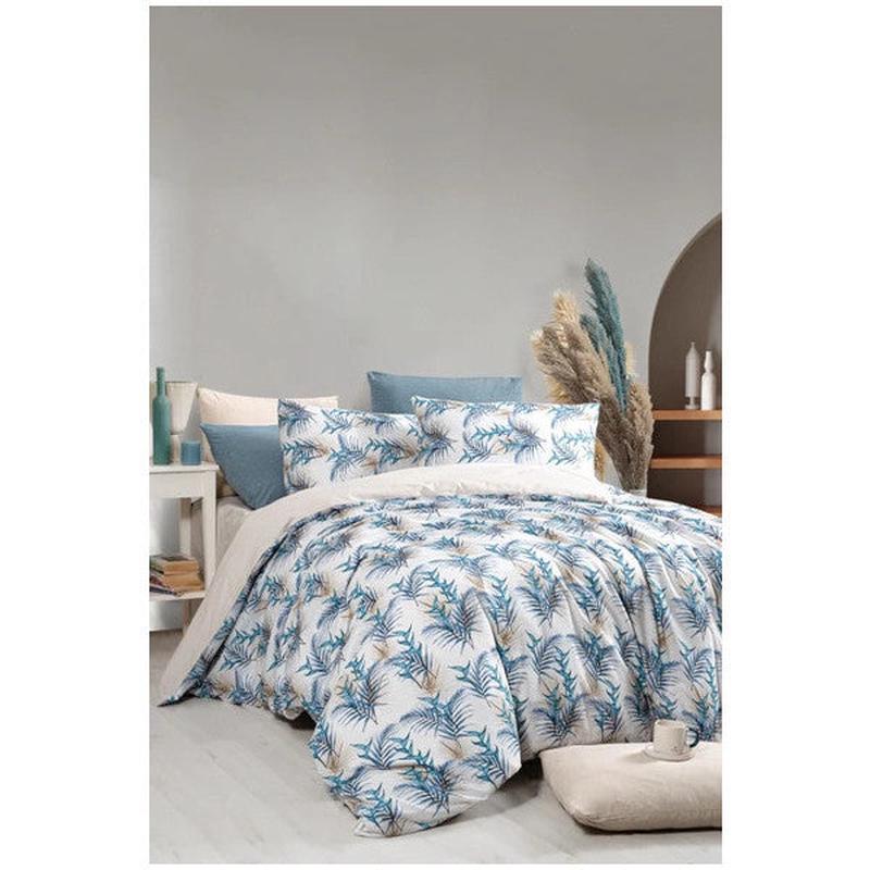 Monblue Double Duvet Cover Set With Fitted Sheet