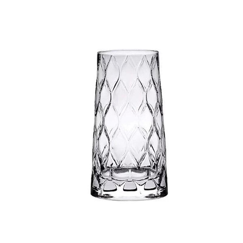 Paabahe 420955 Leafy 4-Piece Soft Drink Water Glass 450 Cc