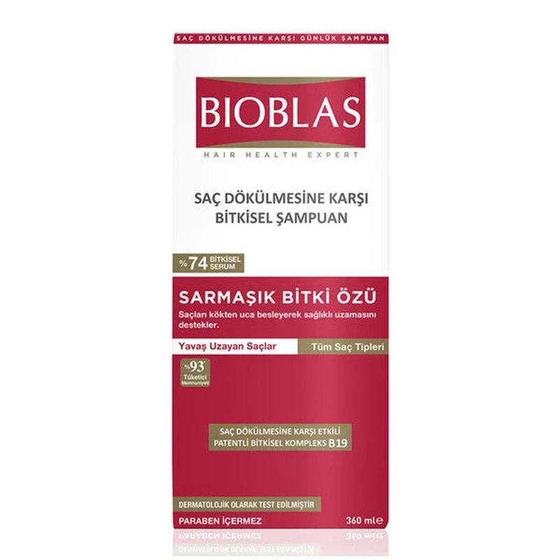 Bioblas Ivy Plant Extract Anti-Hair Loss Shampoo 360 Ml 4 Pieces