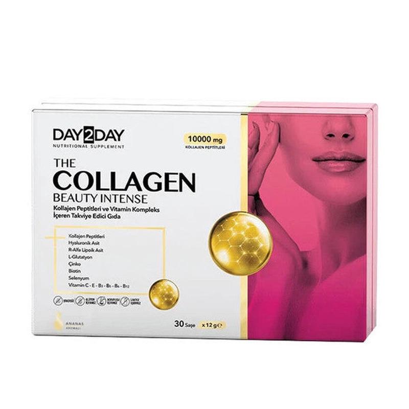 Day2Day The Collagen Beauty Intense Pineapple Flavored Collagen Supplement 30 Sachets