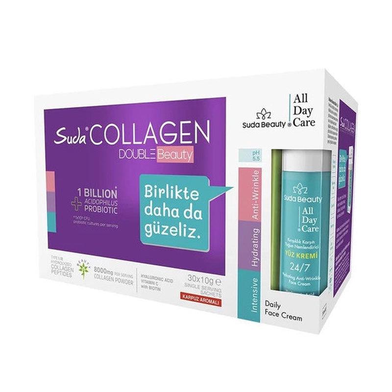 Suda Collagen Double Beauty Collagen Watermelon Flavor 30X10Gr