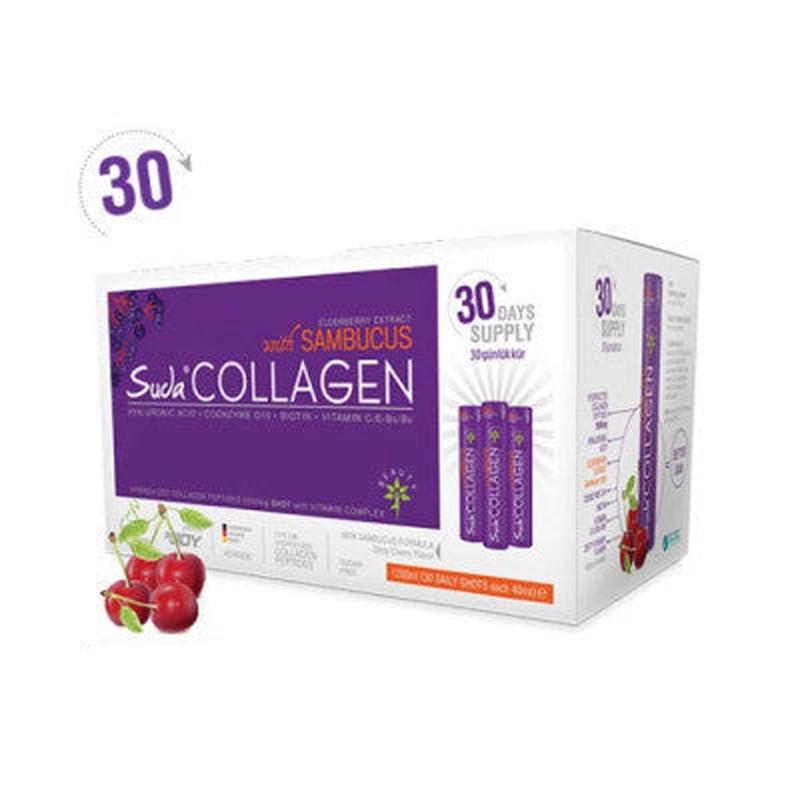 Suda Collagen Supplement Sambucus Cherry Flavor 30X40 Ml